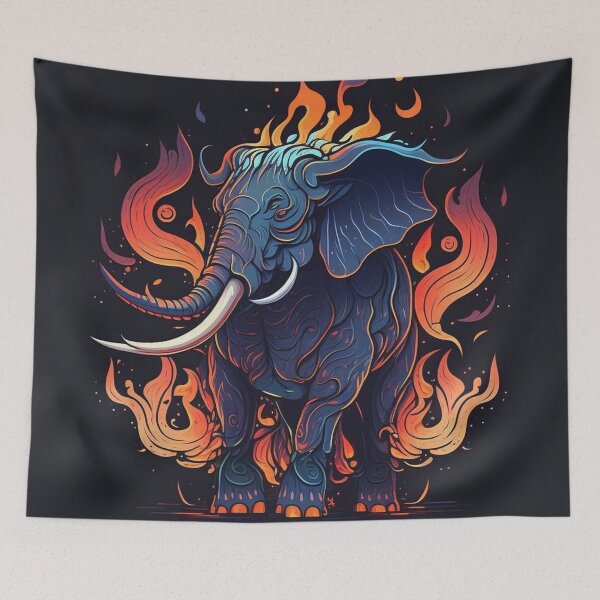 Item preview, The appearance of the Asiatic elephant is familiar to all. designed and sold by DesignVentures.
