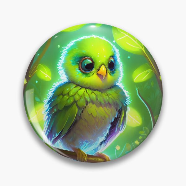 Item preview, Glowing Parrot (Little hearts full of love) designed and sold by Glow-World.