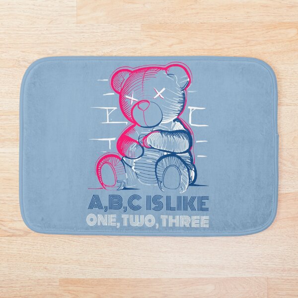 Item preview, A,B,C IS LIKE ONE, TWO, THREE - BLUE designed and sold by ZoomTaDesign.