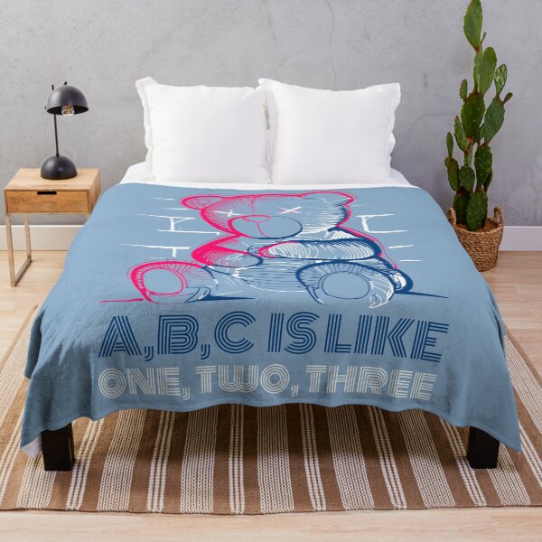 Item preview, A,B,C IS LIKE ONE, TWO, THREE - BLUE designed and sold by ZoomTaDesign.