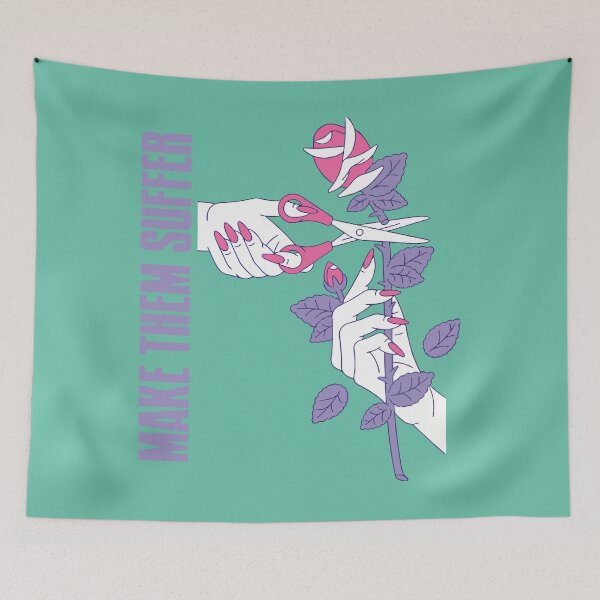 Item preview, Make Them Suffer - Purple Rose designed and sold by FiveFifteen.