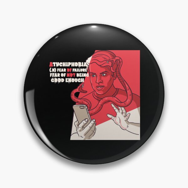 Item preview, Beware Of Atychiphobia Essential T-Shirt designed and sold by r1bbit.