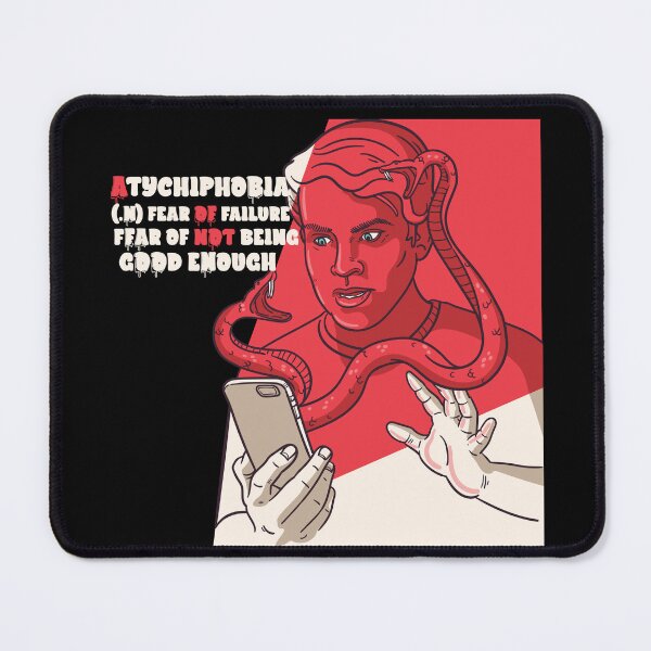 Item preview, Beware Of Atychiphobia Essential T-Shirt designed and sold by r1bbit.