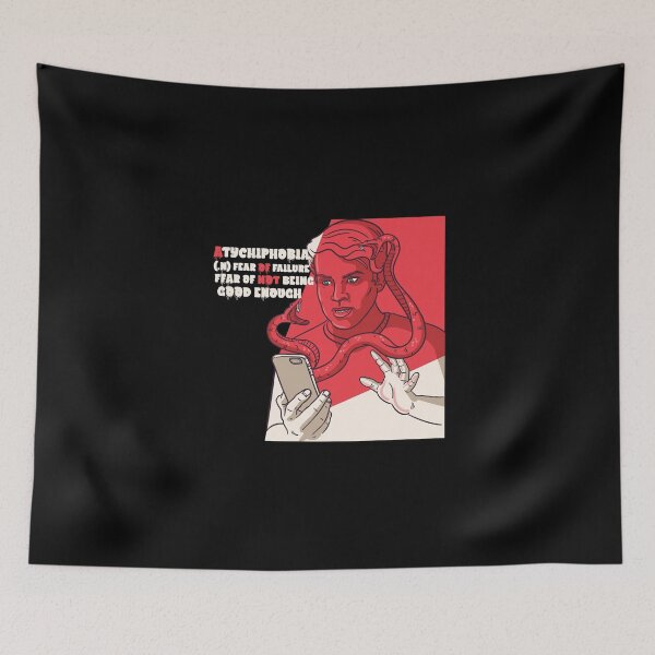 Item preview, Beware Of Atychiphobia Essential T-Shirt designed and sold by r1bbit.