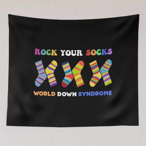 Item preview, Rock Your Socks World Down Syndrome Da Cute 3-21 Trisomy 21 designed and sold by donvector.