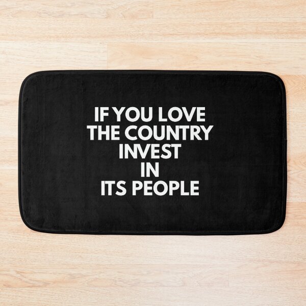 Item preview, Invest in people in white designed and sold by Politics-Corner.