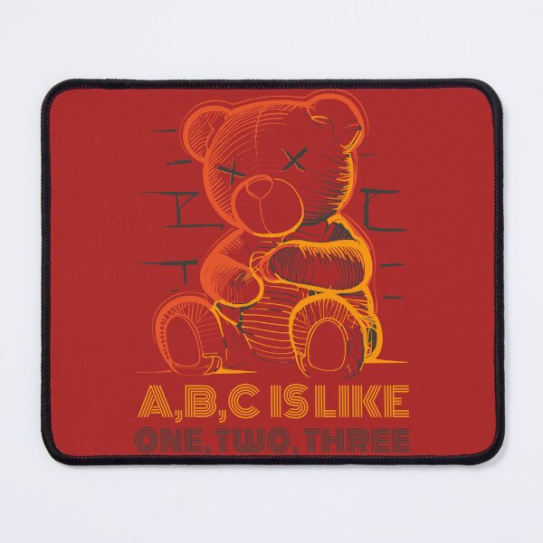 Item preview, A,B,C IS LIKE ONE, TWO, THREE - RED designed and sold by ZoomTaDesign.
