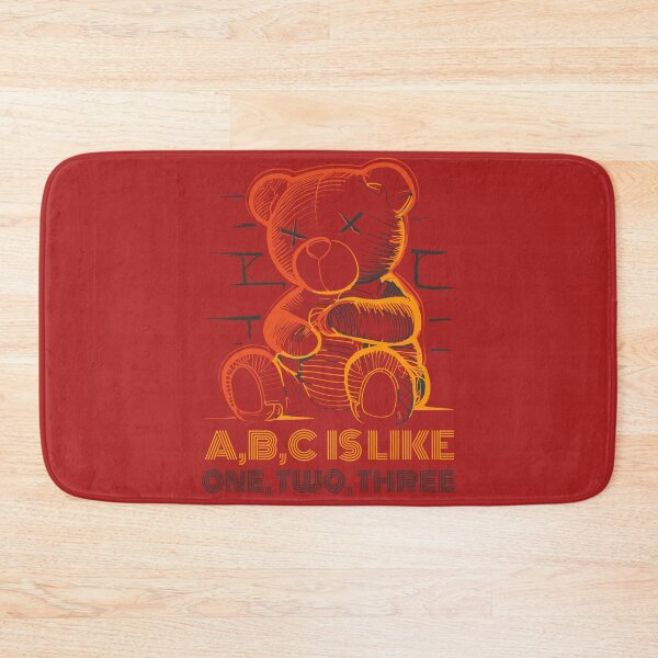 Item preview, A,B,C IS LIKE ONE, TWO, THREE - RED designed and sold by ZoomTaDesign.