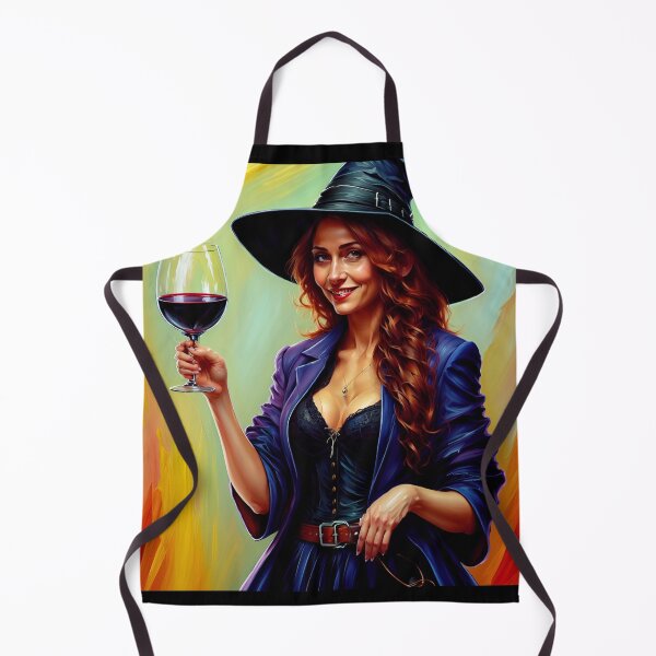 Item preview, Sexy Witch Drinking Red Wine - Halloween Gothic Party designed and sold by zptees.