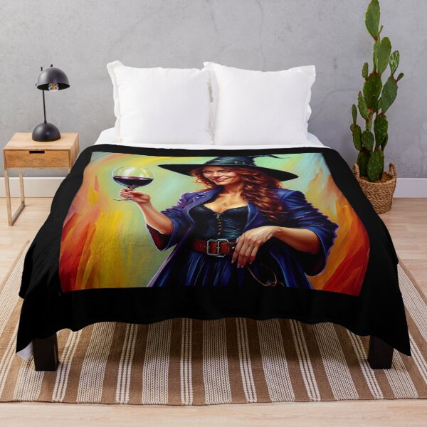 Item preview, Sexy Witch Drinking Red Wine - Halloween Gothic Party designed and sold by zptees.
