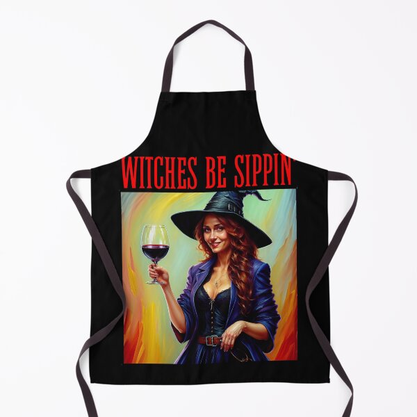 Item preview, Witches Be Sippin - Sexy Witch Drinking Wine designed and sold by zptees.