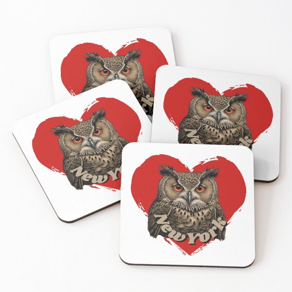 Item preview, Flaco the owl loves New York designed and sold by locustgirl.