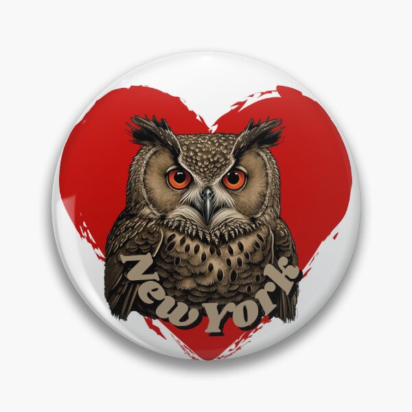 Item preview, Flaco the owl loves New York designed and sold by locustgirl.