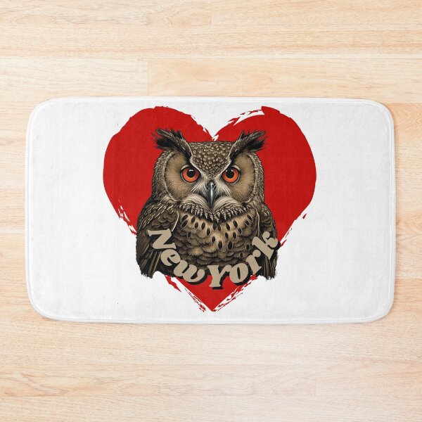 Item preview, Flaco the owl loves New York designed and sold by locustgirl.