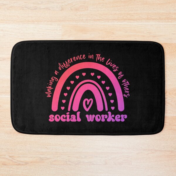 Item preview, Social Worker Boho Rainbow Gradient Pink | Social Worker graduation gifts | MSW Master of Social Work  designed and sold by Violet Treasures.