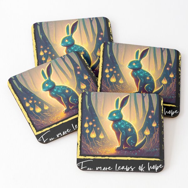 Item preview, Glowing Hare (For More Leaps of Hope) designed and sold by Glow-World.