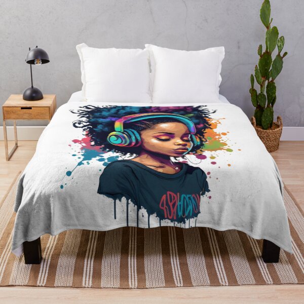 Item preview, Black Girl t-shirt designed and sold by mohamedsghiri.