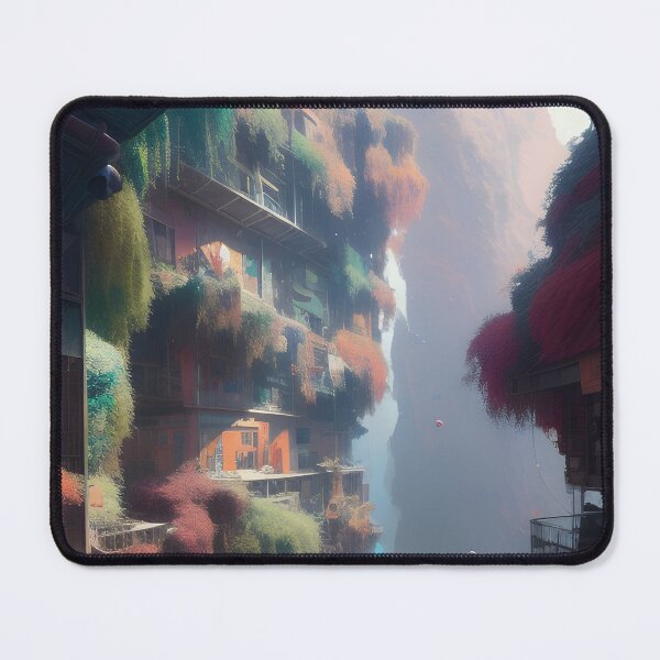 Artikelvorschau, Fantasy World Landscape City Built into a Mountain entworfen und verkauft von VersoShopping.