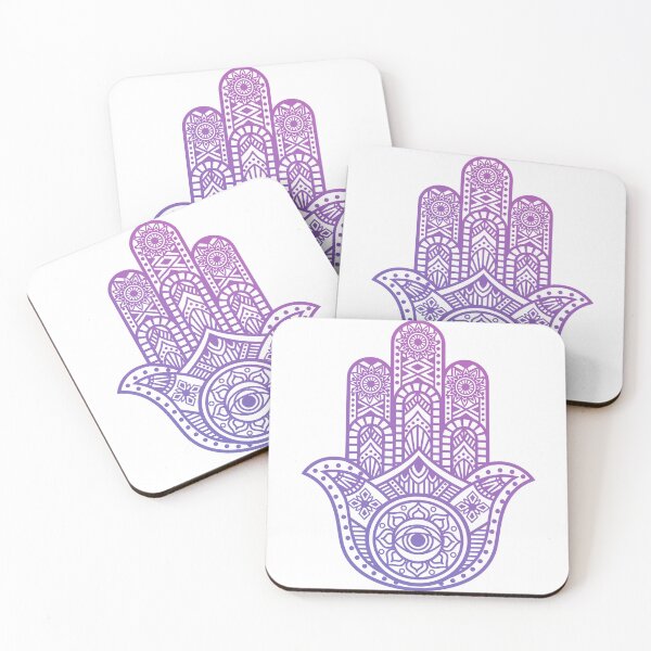 Item preview, Protection and good fortune: Hand of Fatima or Hamsa lavender or lilac tone designed and sold by marco2r.