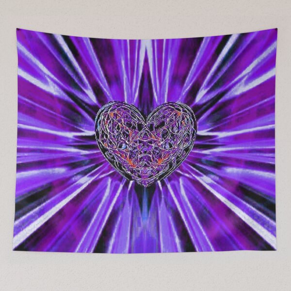 Item preview, Immaculate Heart (dark purple) designed and sold by MidnightRain.
