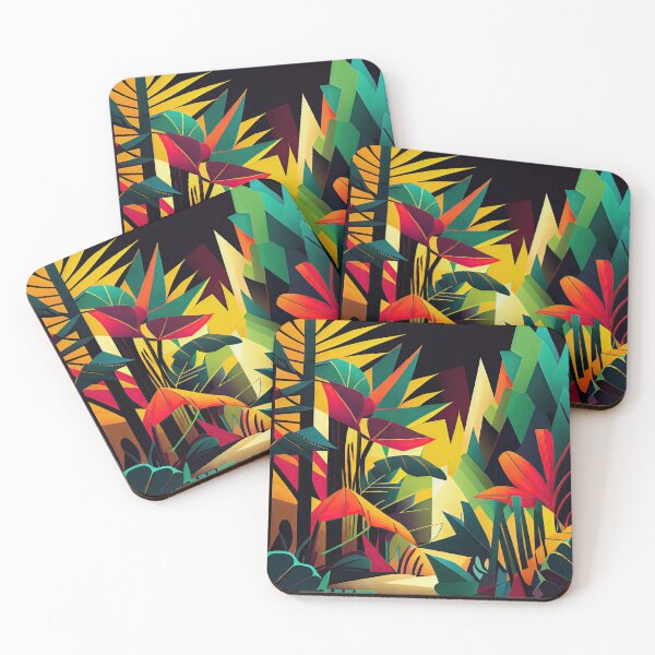 Item preview, A colorful jungle designed and sold by etherElric.