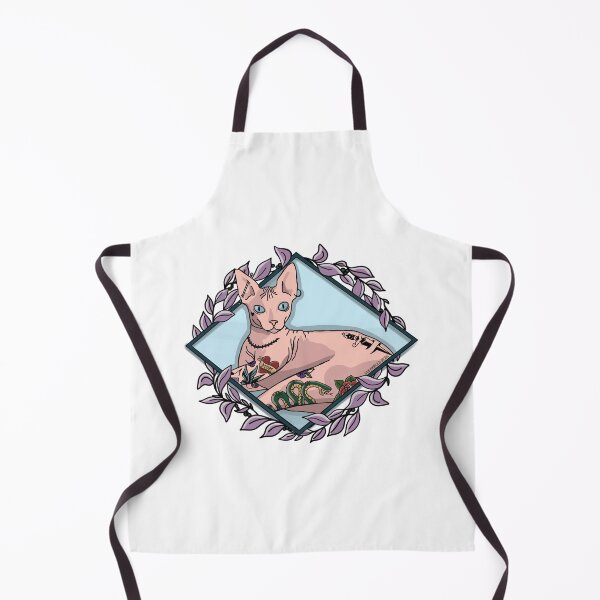 Item preview, Tattooed Sphynx Cat designed and sold by scrambledpegs.