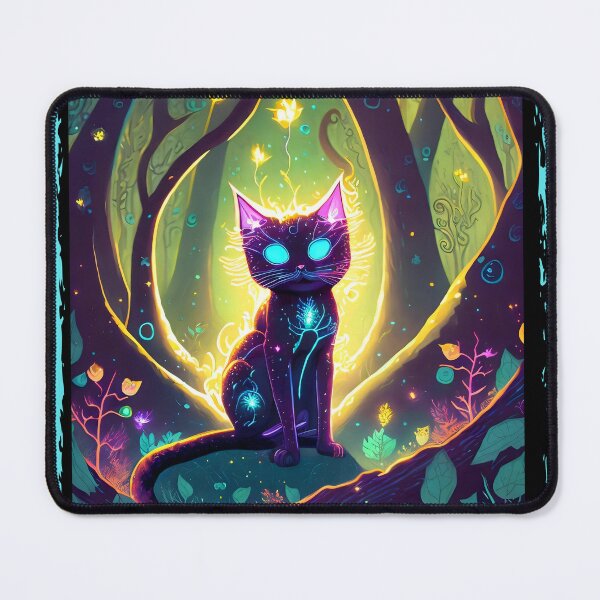 Item preview, Glowing Black Kitty (Magic in the Night) designed and sold by Glow-World.