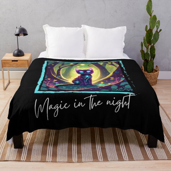 Item preview, Glowing Black Kitty (Magic in the Night) designed and sold by Glow-World.