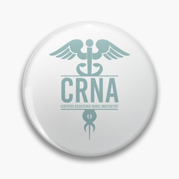 Item preview, CRNA Certified Registered Nurse Anesthetist Caduceus Medical Symbol | CRNA Appreciation Gifts designed and sold by Violet Treasures.