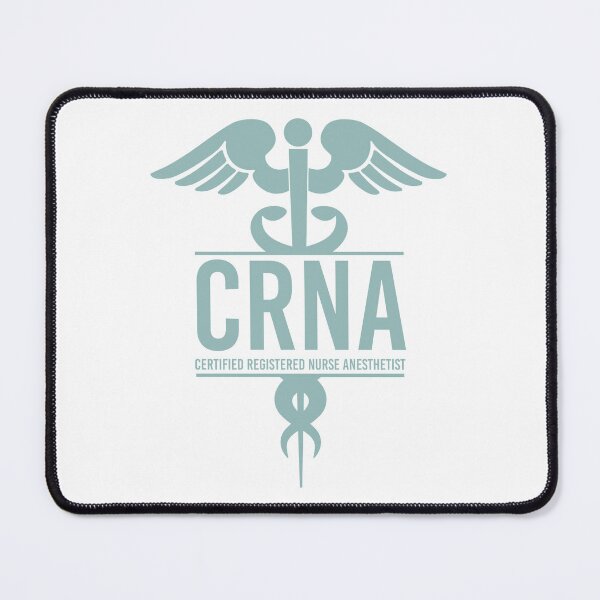 Item preview, CRNA Certified Registered Nurse Anesthetist Caduceus Medical Symbol | CRNA Appreciation Gifts designed and sold by Violet Treasures.