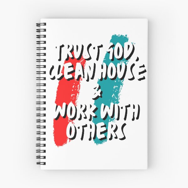 Item preview, Trust God, Clean House and Work with Others designed and sold by SoulFood2022-.
