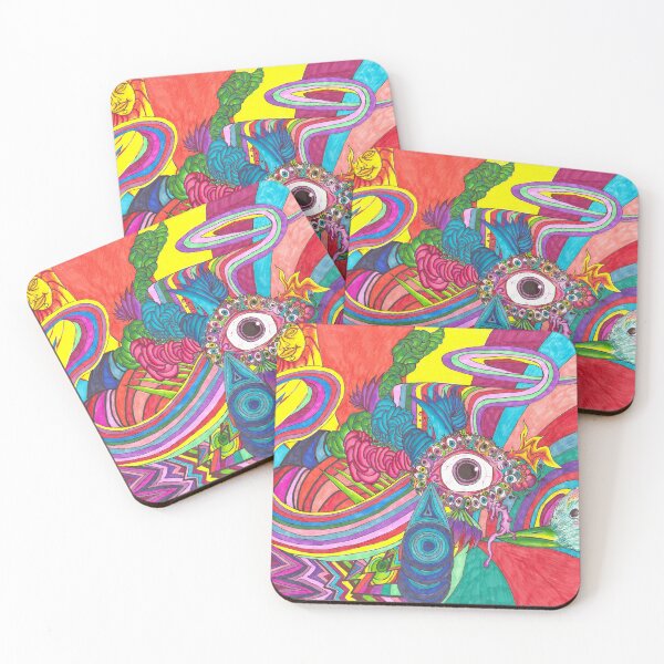 Item preview, psychedelic eye designed and sold by Artbyamick.