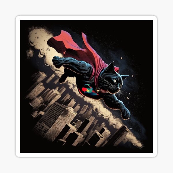 Item preview, SuperCat designed and sold by NRFDesign.