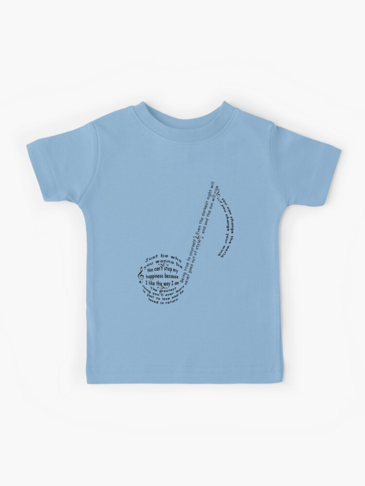 Musical T-Shirt Sayings Quotes Famous Musical Sol Key Music | Kids T-Shirt
