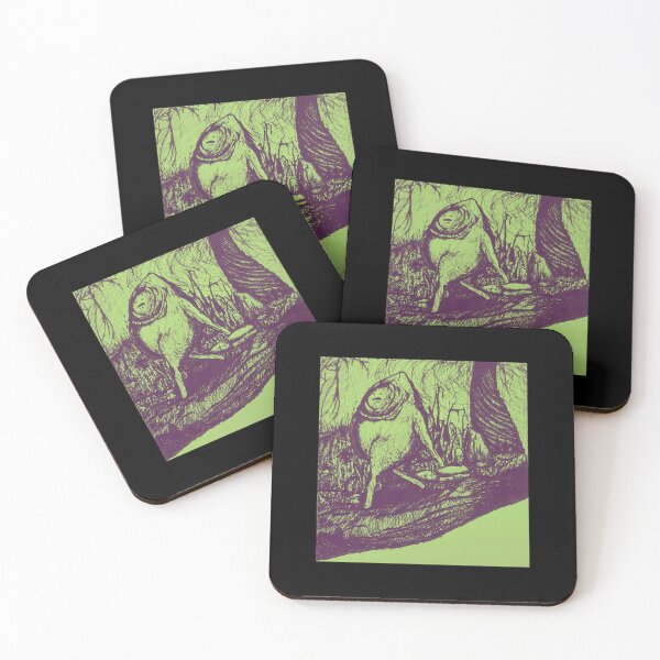 Item preview, The Flat-faced Mudling - Green designed and sold by Grotëskin.