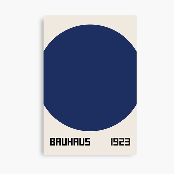 Item preview, Bauhaus Exhibition Print, Bauhaus Wall Art dark blue collection, Bauhaus Exhibition Wall Decor designed and sold by re-make-.