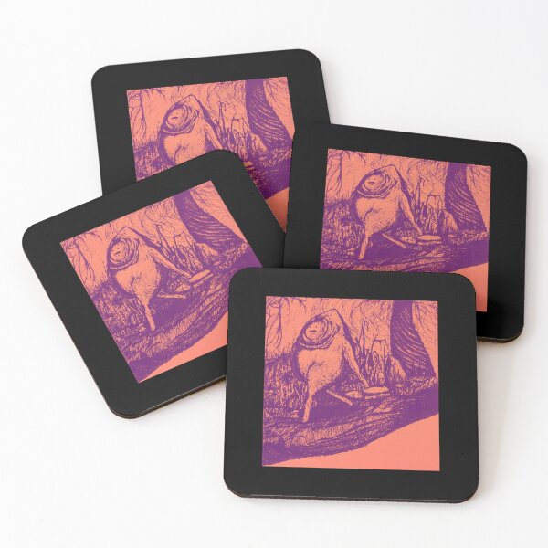 Artikelvorschau, Der Flat-faced Mudling - Orange & Lila entworfen und verkauft von Grotëskin.