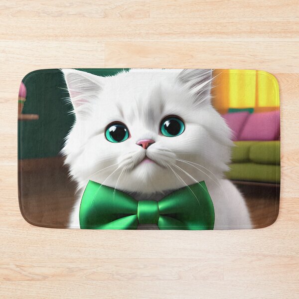 Item preview, Cat with a Bow - Modern Digital Art designed and sold by Ai-michiart.