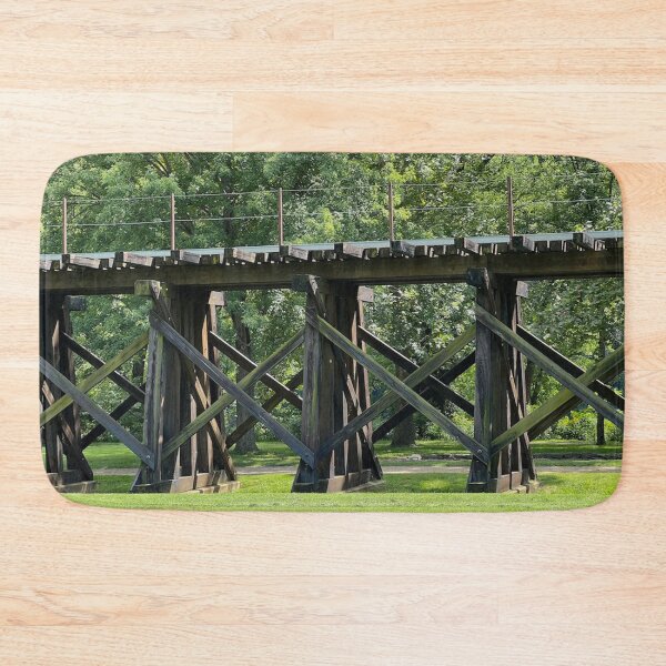 Artikelvorschau, Harpers Ferry-Eisenbahnbrücke entworfen und verkauft von Jules McLean.