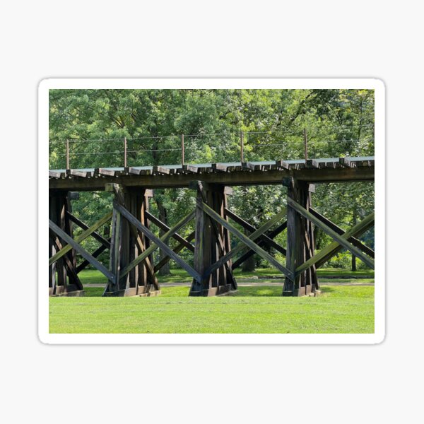 Item preview, Harpers Ferry Railroad Bridge designed and sold by Jules McLean.
