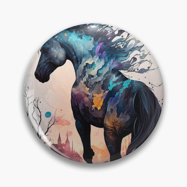 Item preview, Flaming Horse designed and sold by ArtfulCo.