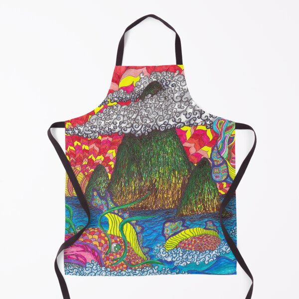 Item preview, psychedelic monster fish designed and sold by Artbyamick.