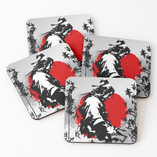 Item preview, Samurai Ink Drawing designed and sold by WowArtMania.