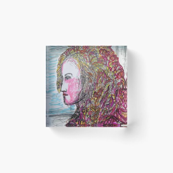 Item preview, Berlin, Portrait of a Young Woman, Based on Botticelli, 1485, ArtMatrix designed and sold by Mark Stansberry.