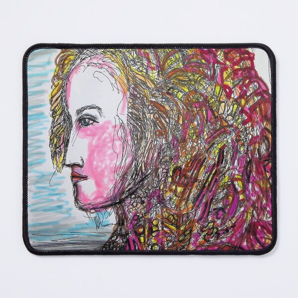 Item preview, Berlin, Portrait of a Young Woman, Based on Botticelli, 1485, ArtMatrix designed and sold by Mark Stansberry.
