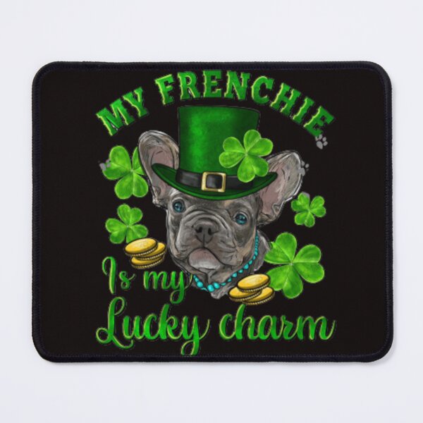 Item preview, My Funny bulldog dog is my lucky charme St patricks day designed and sold by khalifakhalifa.
