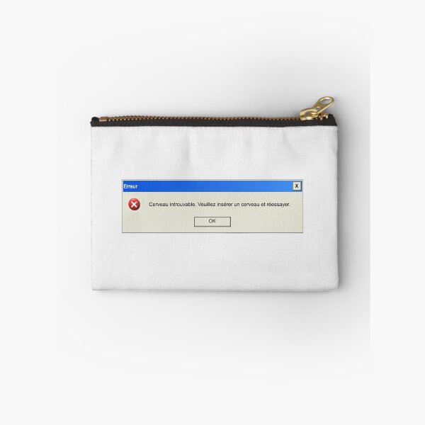 Item preview, Brain Not Found error message designed and sold by SyncopeMars.