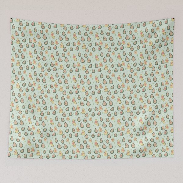 Artikelvorschau, Cute Repeating Avocado Pattern - Cartoon Avo Design entworfen und verkauft von Fine Prints.
