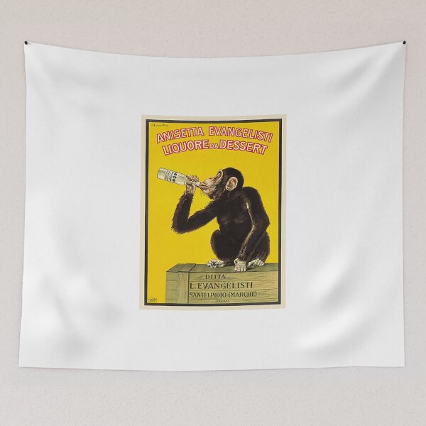 Item preview, Vintage Drinking Monkey designed and sold by pocketlama.
