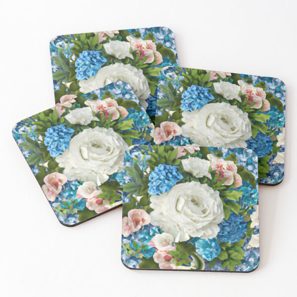 Item preview, Colourful Vintage Spring Blooms Flora, Beautiful Floral Garden designed and sold by Flowerartlovers.